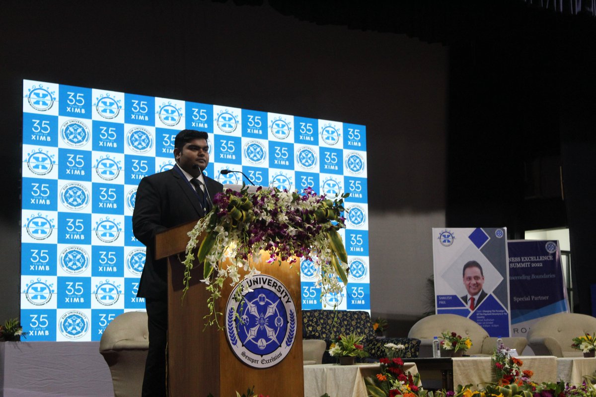 ximb_official's tweet photo. Shailesh Paul, VP, Visa, gave insights on the working of payment enablers in the market, taking the audience through the evolution of payment methods, discussing evolution post pandemic, making digital payments indispensable Indian economy.
#XIM #BES2022 #35YearsofXIM https://t.co/CmlgiER5q0