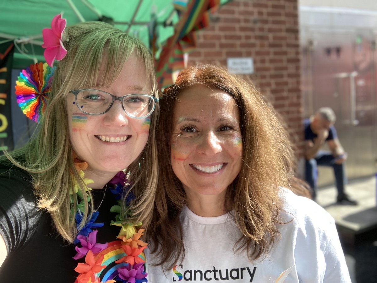 Mornings at work don’t get much better - what a fantastic time we’ve had <a href="/WorcesterPride/">Worcester Pride</a>! 

I’m proud to work for <a href="/WeAreSanctuary/">Sanctuary</a>, where inclusion is at the heart of the ethos and the message is ‘Everyone is welcome here’.

#WorcesterPride #LGBTQ+ #LifeatSanctuary <a href="/mir3lla_/">Mirella</a>