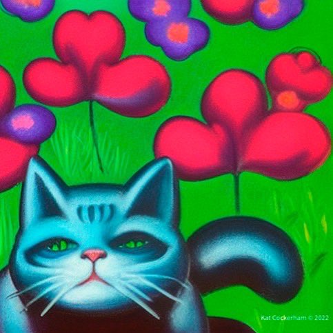 KatCockerham's tweet image. Hoppy Poppy Cat