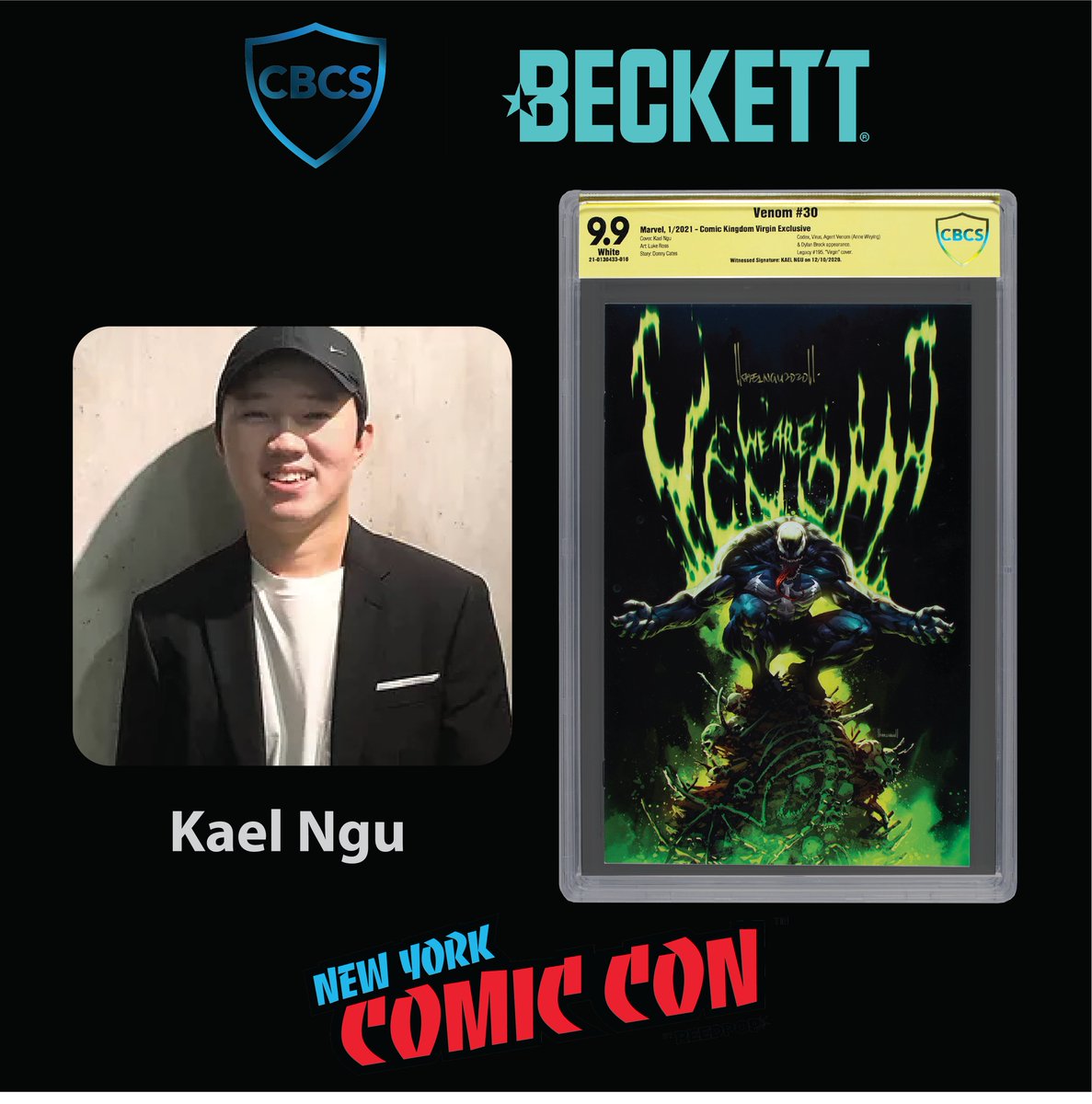 CBCScomics's tweet photo. Kael Ngu joins the list of incredible artists and writers we have at NYCC! Don't forget to drop off books at Booth #1B2 to save time and enjoy even more of this incredible show!

#nycc #marvel #venom #kaelngu #comics #comicbooks #cbcscomics #newyork #newyorkcomiccon https://t.co/KEkoLc55Y3