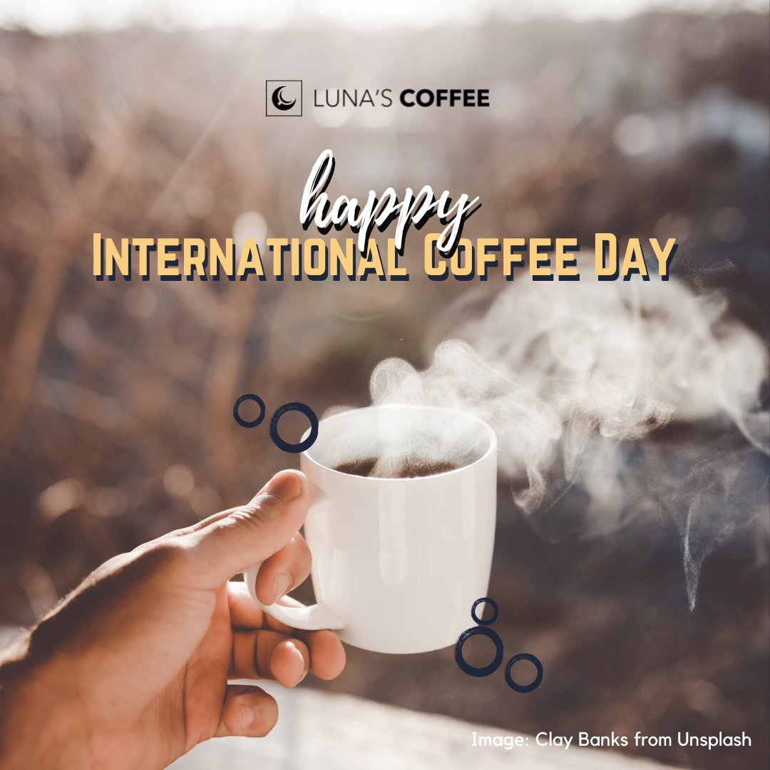 lunascoffeeph's tweet photo. Happy International Coffee day! Try Luna's Coffee in 4 amazing flavors:
☕️ Barako
☕️ Double choco (best seller)
☕️ Hazelnut
☕️ Mocha

Available in single drip bag, pack of 10 drip bags, and 250 gram pack. https://t.co/BBFjBOdAGR