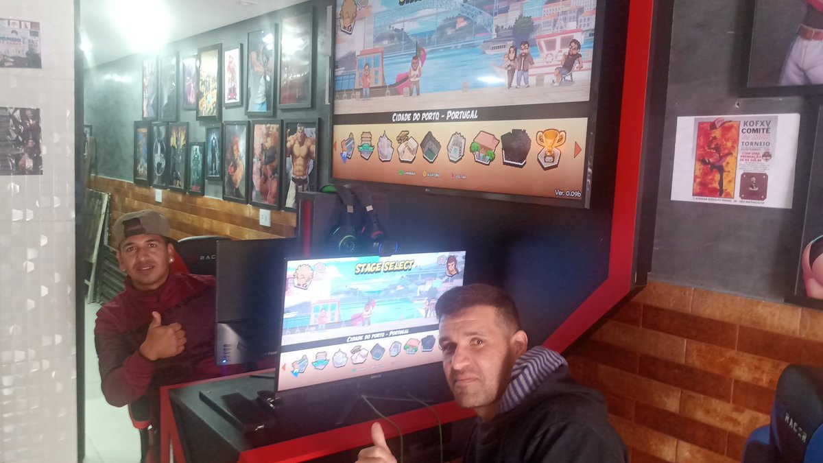 Joeldonascime20's tweet photo. Já estamos aqui no @comitegames para o campeonato de @PocketBravery eu e meu amigo Todaigo estarei representando meu time @Guaru_Fighters . https://t.co/ztnFNTdgN7