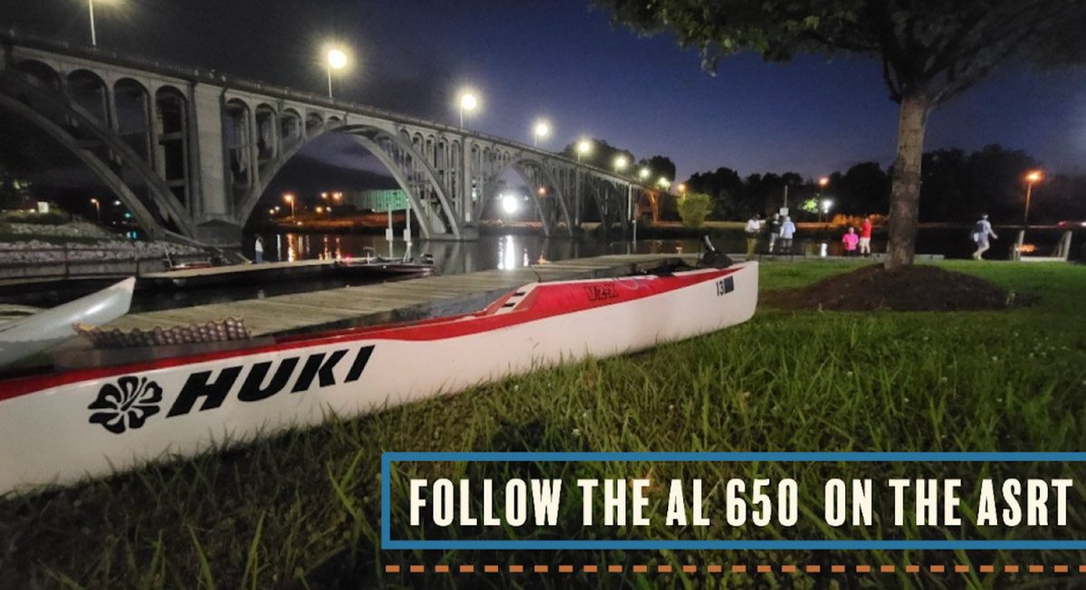 Welcome to the #AL650 #OnTheASRT!

Want to follow in the paddle strokes of the AL650 racers? Hang out with us here on the Alabama Scenic River Trail social media channels during the race and follow #AL650 #OnTheASRT posts to learn more about the race course and the ASRT.