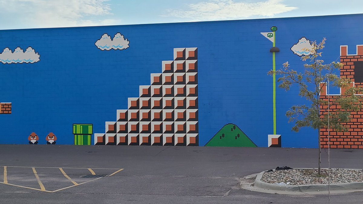 RNGStreams's tweet photo. Just stumbled across this is Sioux Falls. #sfmariowall https://t.co/pEd26IuHEG