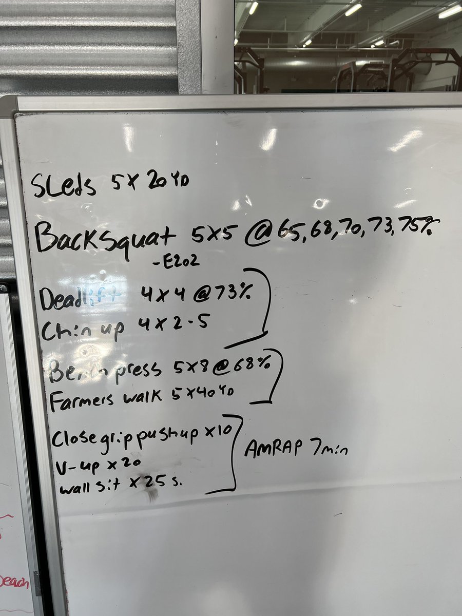 CoachBarnett15's tweet photo. Day 1 of Squatober in the books. I nearly threw up last years Halloween candy. #HeavyVolume https://t.co/5W2R0TJLFN