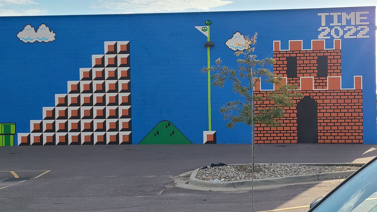 RNGStreams's tweet photo. Just stumbled across this is Sioux Falls. #sfmariowall https://t.co/pEd26IuHEG