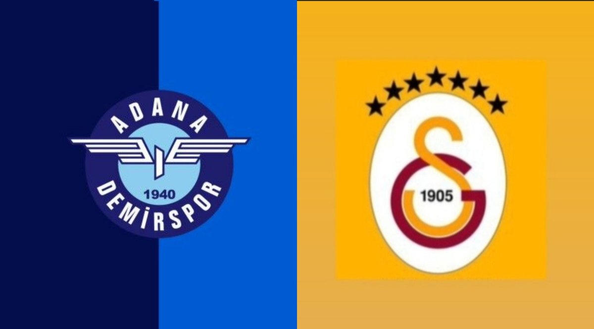 Bugün Günlerden Galatasaray 
Adana Demirspor Galatasaray 
Saat 19:00
#BugünGünlerdenGALATASARAY 💪 
🏆 Süper Lig 2022-2023 Sezonu
🗓 8. Hafta
🆚 Adana Demirspor 
📆 01.10.2022
⏰ 19:00
🏟 Yeni Adana Stadyumu 
🦁#AslanGibiSavaş
🦁#SeniSevmeyenÖlsün
🦁#YenilesekDeGalatasaray
🦁