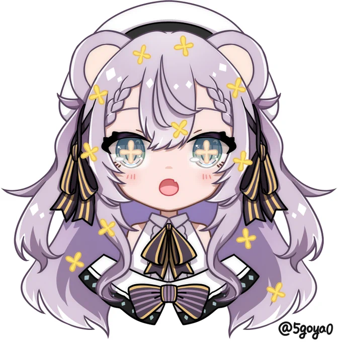 アイコン風に! #あくまでくまのえ 