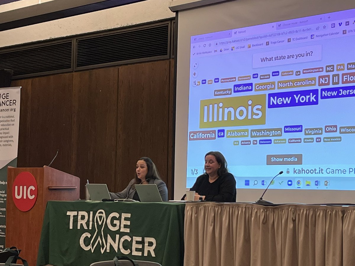 picklesgroup's tweet photo. Joining cancer patients, caregivers, health and mental health care providers, and cancer support organizations from across the country at the @TriageCancer Chicago Conference today!

We’re here to learn, share, and connect. 

#triagetalks https://t.co/Q1PFBgJbiL