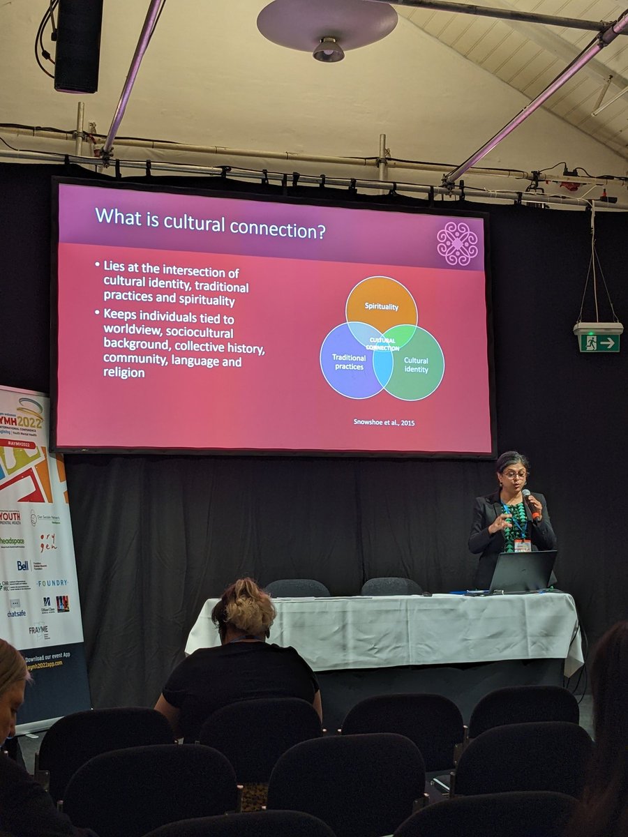 ACCESS_OM's tweet photo. Day 2 at #iaymh2022 is another busy day of #youthmentalhealth presentations and activities about:

-#ACCESSOpenMinds preliminary data 
-Importance of #cultural #connections 
-#LearningHealthcare Systems 
-Learnings from implementing the AOM model https://t.co/MLARFug3FO