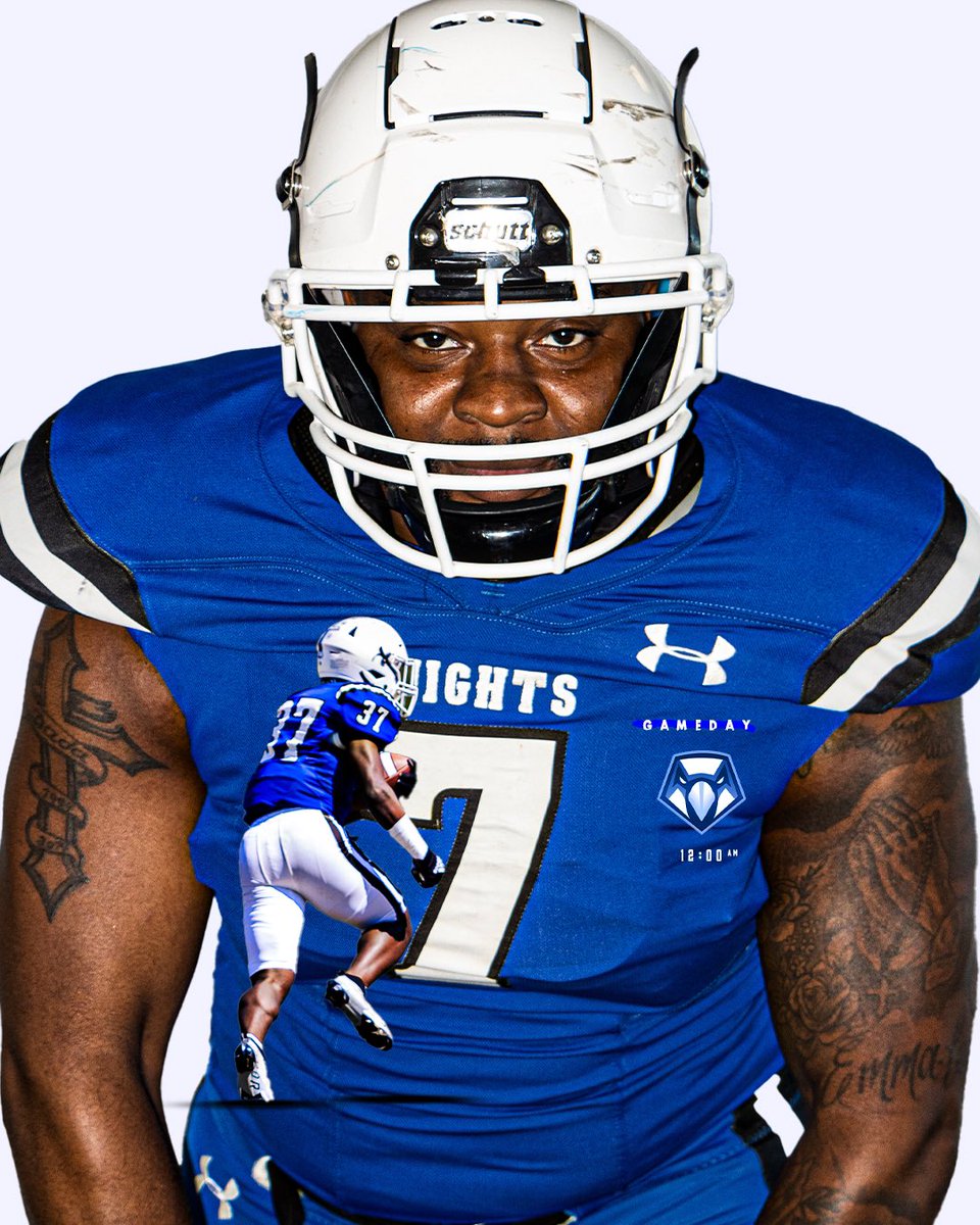 SAUKnights's tweet photo. Knights Football Face @PointFootball at 12 โ๏ธ Itโs GAMEDAY ๐
๐ฅ https://t.co/BOLGwZH1xmโฆ
#BleedBlue https://t.co/RTHFO29cX6