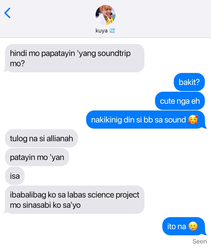 jksthv's tweet photo. ♡— 681. kia kapag binalibag ka ng kuya mo ewan ko na lang https://t.co/h42nXY3wJM