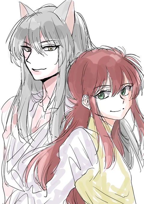 なんかタイムラインが蔵馬なので私も蔵馬描いた 
