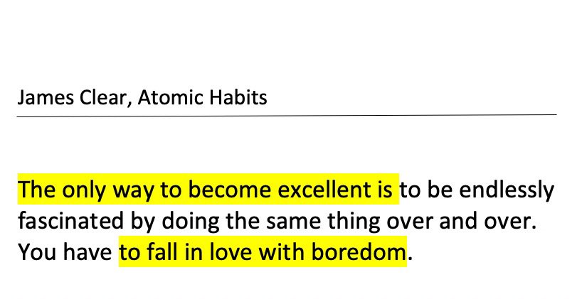 radamihalcea's tweet photo. Success eventually comes down to who can handle the boredom:
—of running one more experiment
—revising one more paper
—handling one more rejection
—…

We like to believe it’s all coming from an endless source of passion, but the truth is resistance to boredom plays a major role. https://t.co/gy3OQBQO4i
