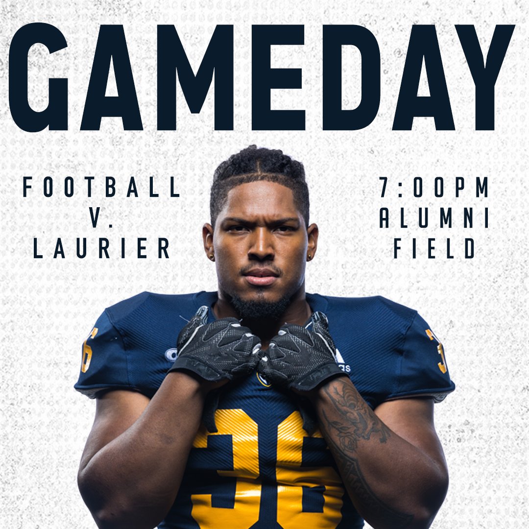 GAMEDAY!! Lancer Football (2-2) takes on Laurier (2-2) tonight at 7:00pm and you don't want to miss it! 📅October 1st 🆚@WLUAthletics ⏲️7:00pm 📍Alumni Stadium 🎟️goLancers.ca/tickets 📺oua.tv #AlumniWeek #LancerFamily #WSR