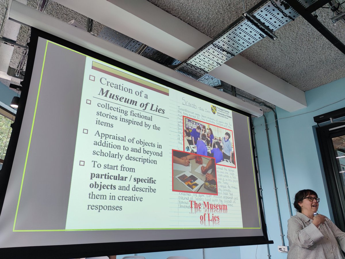 DrKenGriffin's tweet photo. @KatharinaZinn introduction us to the creation of her Museum of Lies project at the #EESCon6 https://t.co/XiVoHqlkxD