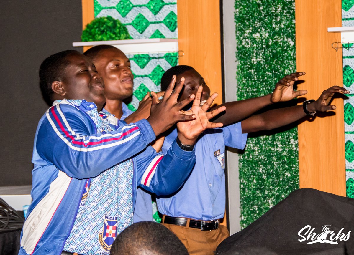 thesharksquiz's tweet photo. And Presec wins the final round
At the end of Round 4
St. Augustine's College 20
Presec Legon 30
Showing on TV3 and streaming on our Facebook and YouTube pages.
#TheSharks
#SharksAt5 https://t.co/nquxrLMFzX
