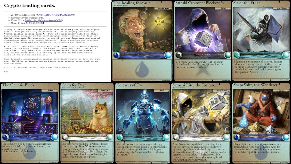 <a href="/KeyboardMonkey3/">Keyboard Monkey -KBM-</a> <a href="/krybharat/">Bharat Krymo</a> Probably web3 game studios for now

And of course historical collectibles, since we are talking about provenance.

First blockchain game to have collectibles was <a href="/SpellsofGenesis/">Spells of Genesis</a> . And they aren't only that, but also cryptoart and many other things at the same time.