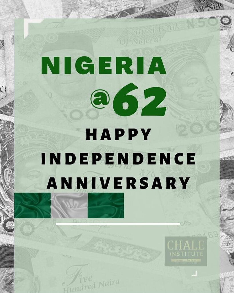ChaleInstitute's tweet photo. Happy Independence Day, Nigeria! 🇳🇬 https://t.co/jeAEyQKV2b https://t.co/pZwfb5Bu9o