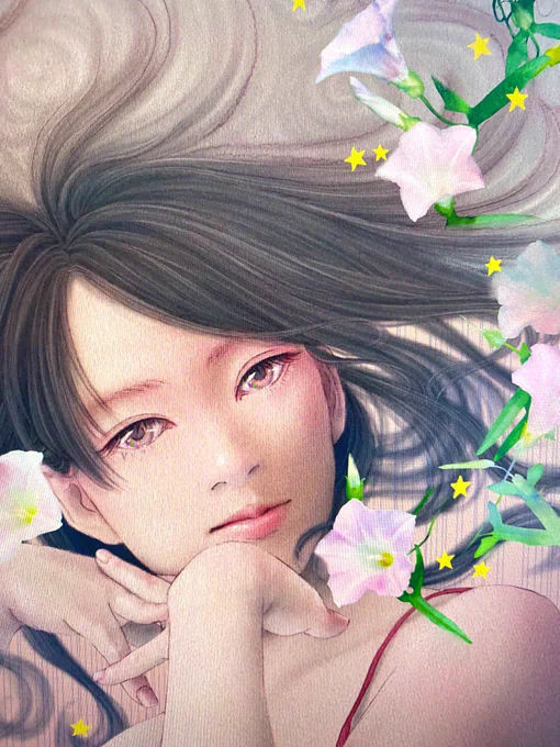 季節外れですまんです作品ができて来た…orzモニター越しからすまんです#絵#途中絵#wip 