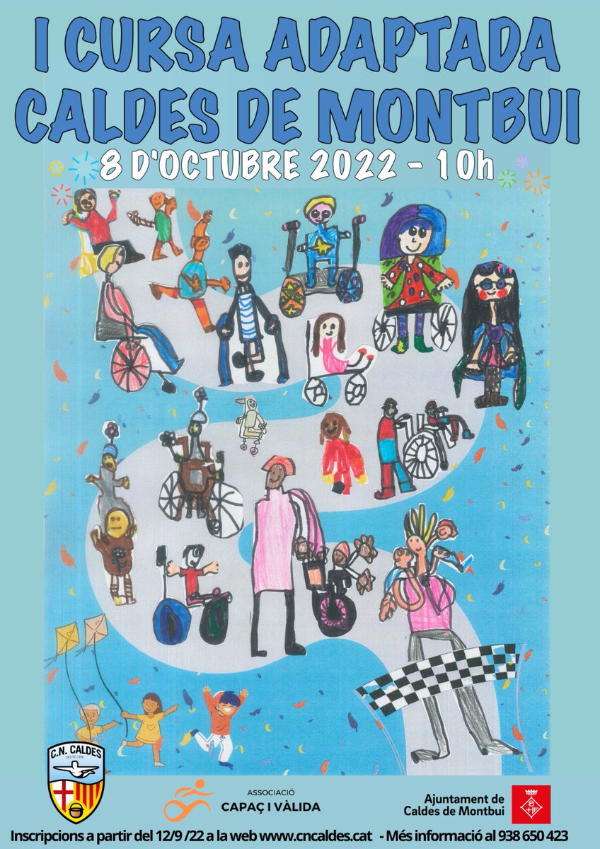 El lunes dia 3 se cierran las inscripciones. Si aun no te has apuntado estas a tiempo!!!!!

Cursa adaptada en Caldes de Montbui - 8 de Octubre a las 10h

Inscripciones ⬇️

forms.office.com/pages/response…