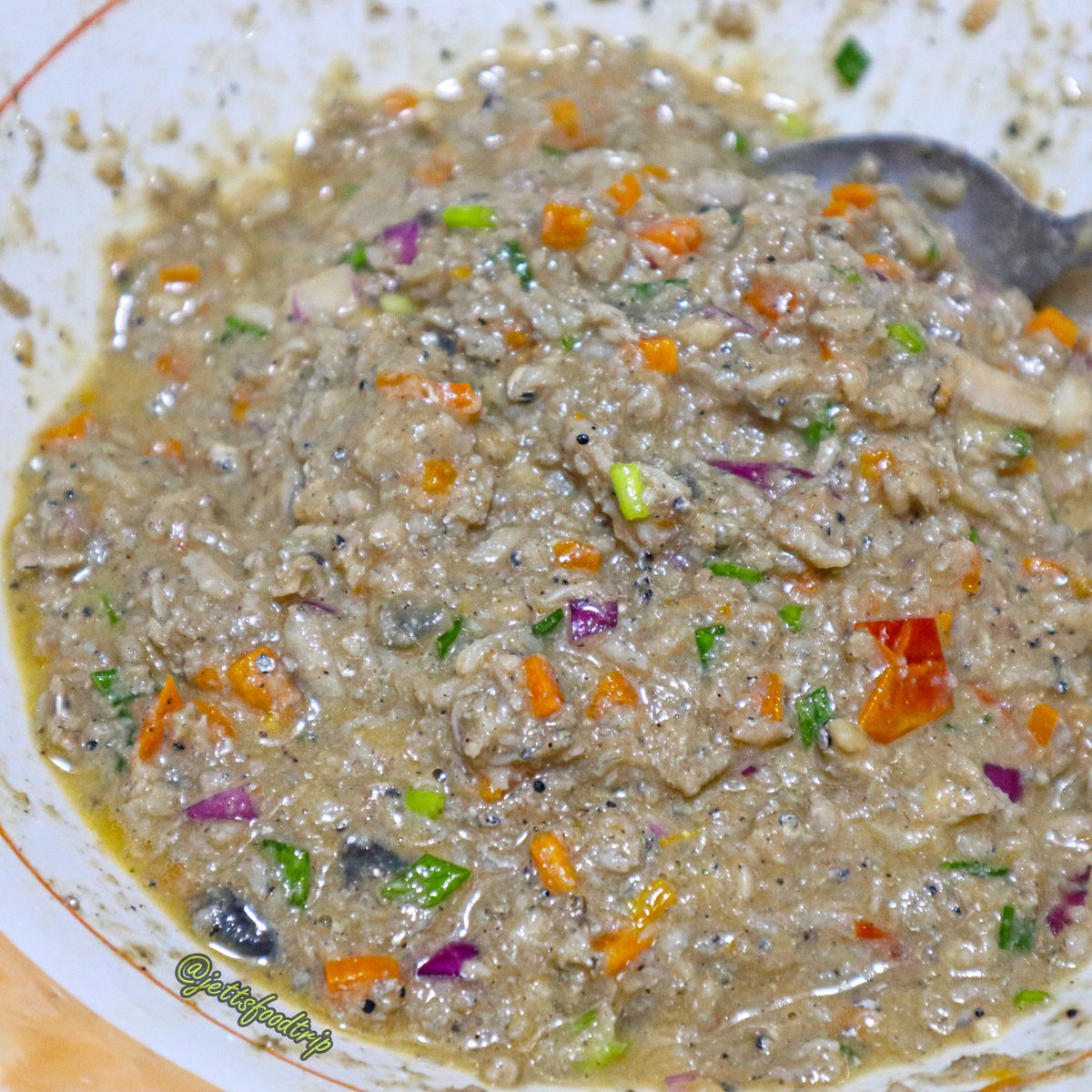 jetjet2_'s tweet image. Crispy tortang dulong na isda | Dulong fish omelet !!