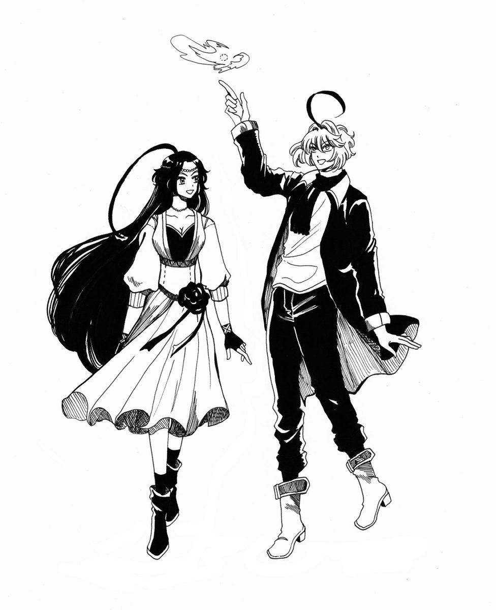 「Original  Dawn &amp; Haini 」|Themy|Mys city's writerのイラスト