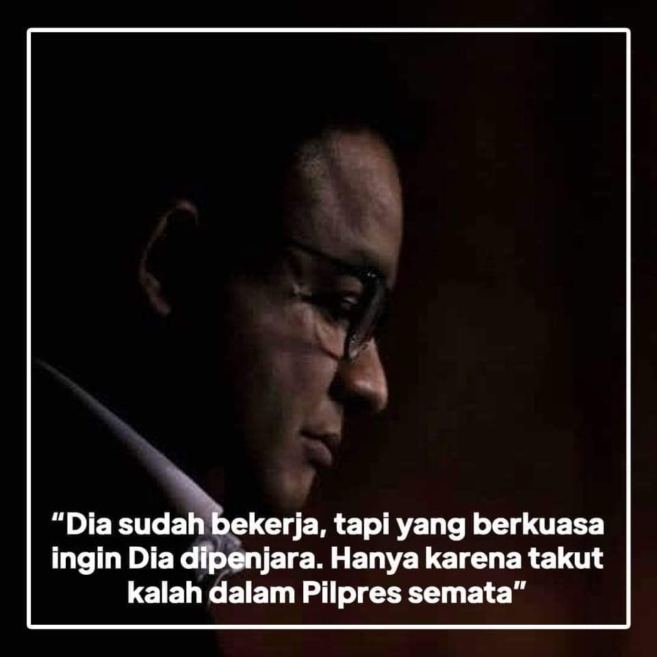 Lia_kurus2's tweet photo. Jangan Biarkan Orang Baik Berjuang Sendiri ...

#SaveAnisBaswedan 
#SaveAnisBaswedan https://t.co/yAbPUFGJUf