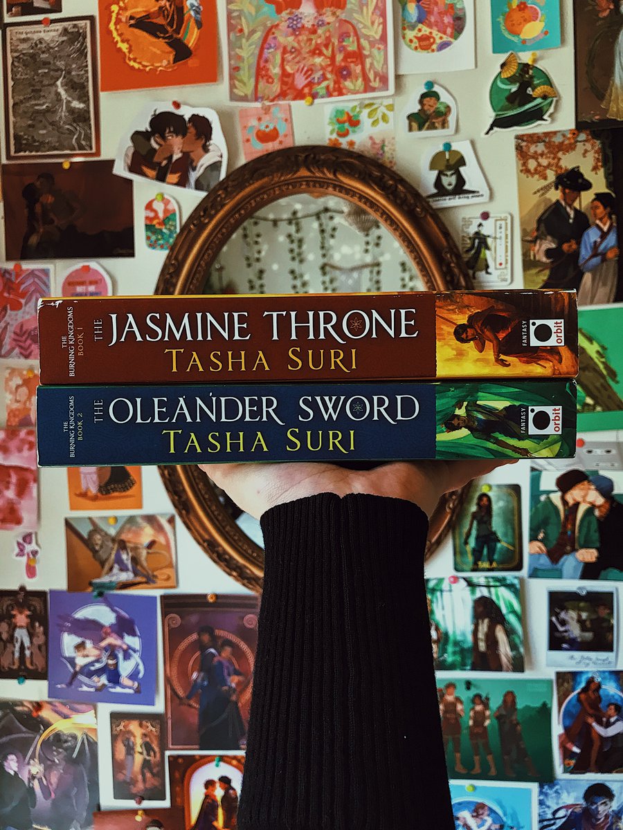 The Jasmine Throne &amp; The Oleander Sword by Tasha Suri <a href="/orbitbooks/">Orbit Books</a> ⚔️⚔️⚔️😍😍😍😍😍😍😍😍😍