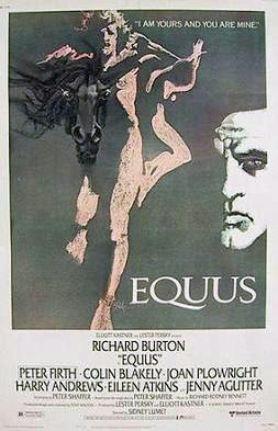 Equus (1977) alert! Peter Shaffer wrote the screenplay based on his original, award-winning psychological play is on tonight at 1.30am @TalkingPicsTV #Equus #PeterShaffer