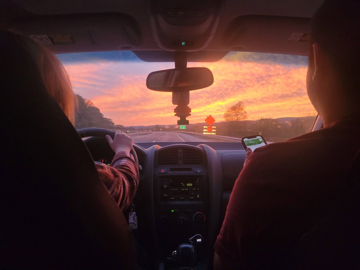 The sunset yesterday just got a software update or sumthin