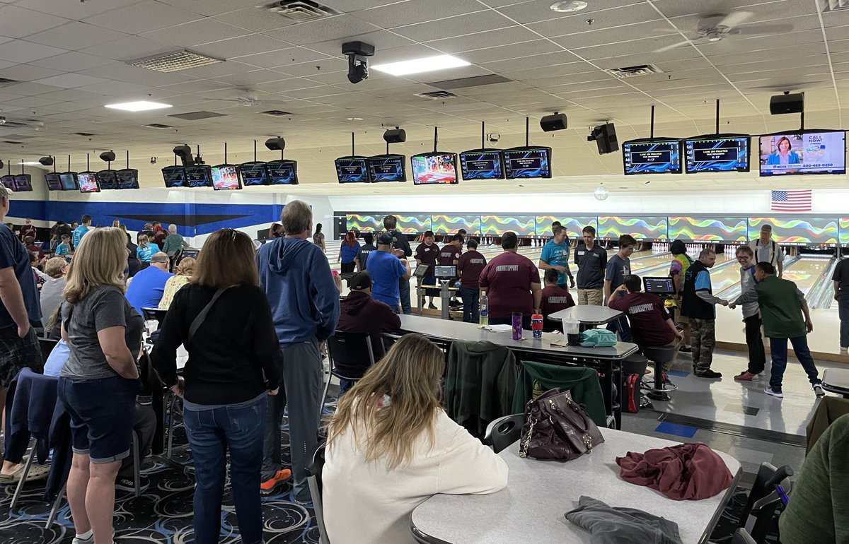 CultureBud's tweet photo. 1st session ⁦@SpecOlympicsCO⁩ N.E. Regional Bowling is in the books.  Great competitions today!!  #inclusion #bowling https://t.co/Tmm6F199rC