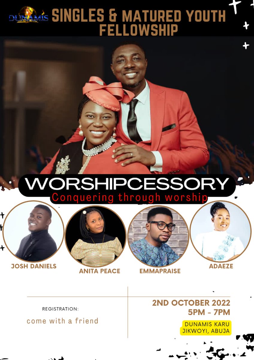 iamanitapeace's tweet photo. It's happening tomorrow. Don't miss this powerful worship program if you're around Abuja. See fliers for more details. https://t.co/2sXu6N76eF