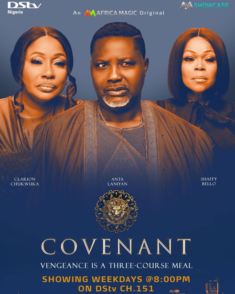 DStvNg's tweet photo. Two days to the premiere of #AMCovenant! This telenovela about a family split by greed but reunited by fate for vengeance sake, will grip all your attention from the first episode. Anticipate!
#drama
#series
#amoriginal https://t.co/ei879JrAjL