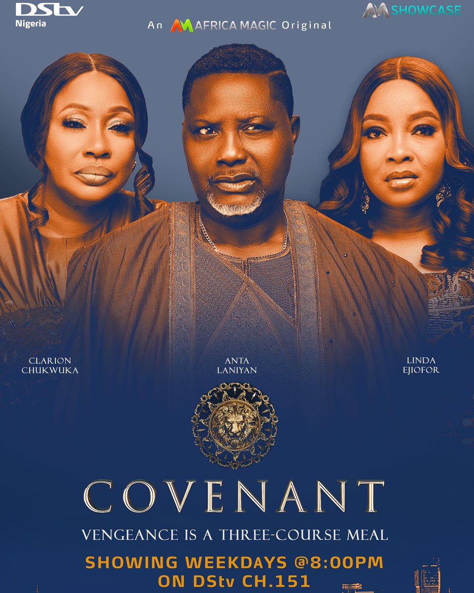 DStvNg's tweet photo. Two days to the premiere of #AMCovenant! This telenovela about a family split by greed but reunited by fate for vengeance sake, will grip all your attention from the first episode. Anticipate!
#drama
#series
#amoriginal https://t.co/ei879JrAjL