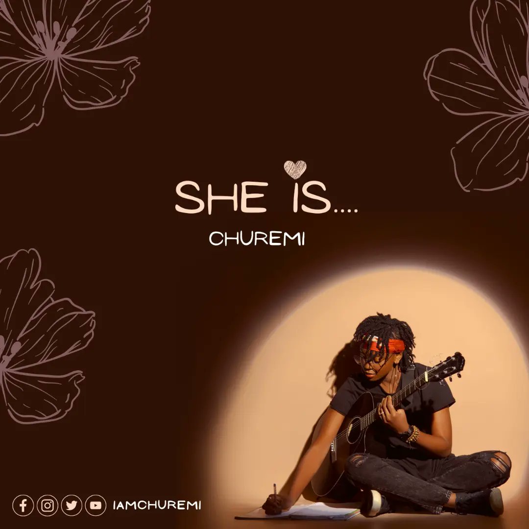 SHE IS! is out 🥺
Y'all go ease your hearts out with this album as we await the book🤞🏾

Link to your favorite streaming platform below 👇🏾
churemi.fanlink.to/sheis
Enjoy ❤

Follow <a href="/iamchuremi/">Churemi</a> for more 
#girlsinger #singersongwriter #guitargirl #femalevocalist #Churemi #girlchild