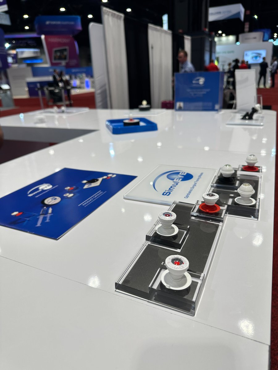 simuleye's tweet image. What a great start to our Saturday at @aao_ophth along with @MST_eye at the exhibitor's hallway. Visit us at booth #3837 to learn about our models and experience the quality in real life. 

#SimulEYE #SurgicalSimulation #AAOYO #AAO #aao2022
