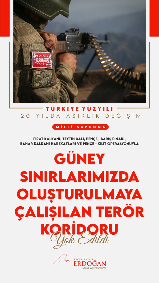Türkiye’ye bugüne kadar kazandırdığımız eser ve hizmetlerin üzerine Türkiye Yüzyılı inşa etmeye söz veriyoruz. 🇹🇷 20 Yılda Asırlık Değişim | Millî Savunma
