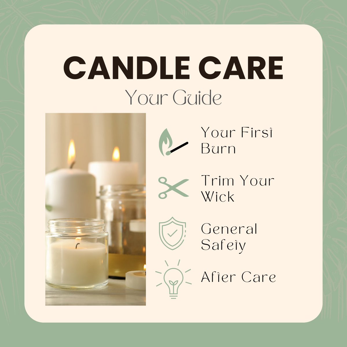 CanDeLAscent's tweet photo. ✅Care for your scented candle:

Kindly visit our Instagram💖
#decoratewithstyle
#careforyourcandles https://t.co/PZEGxqTSXA