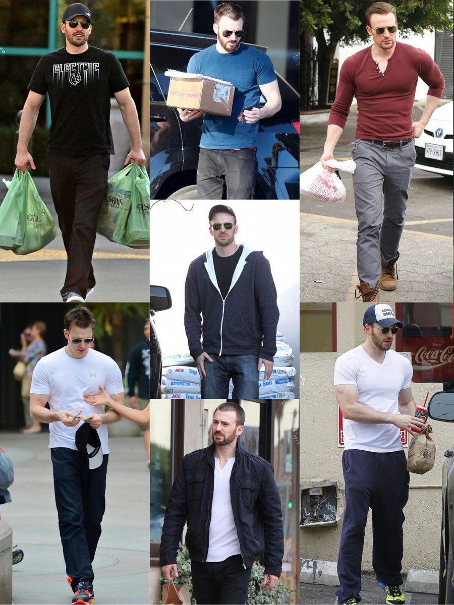 chris evans' street style