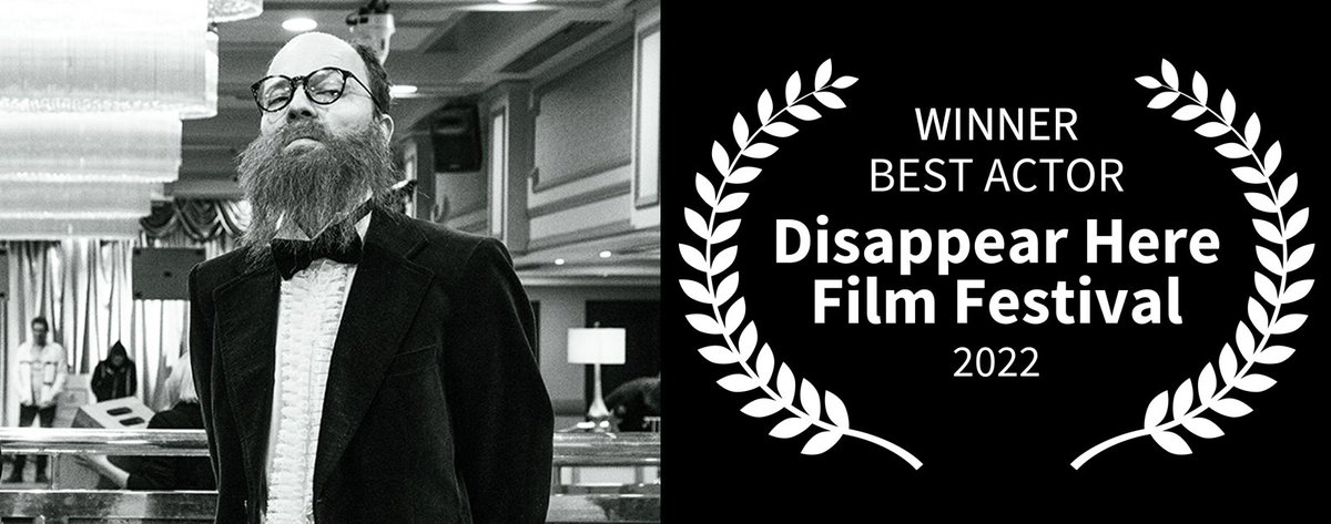 Delighted for @elliotmjames, who has claimed the award for BEST ACTOR at Disappear Here Film Festival 👏

And just a reminder, if you happen to be in Cork over the weekend, you see #wormholeinthewasher this Sunday, 2nd October at 5:30pm at the @IndieCork Film Festival.