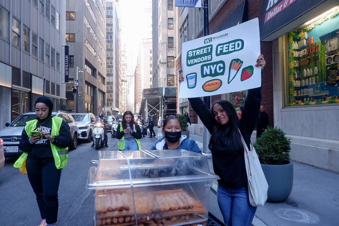 WoodsideMoves's tweet photo. Vendors are a fabric of our city, and they deserve the same dignity and respect just like everyone else. #VendorPower #PermitsNotTickets https://t.co/MLRzZPYNhE