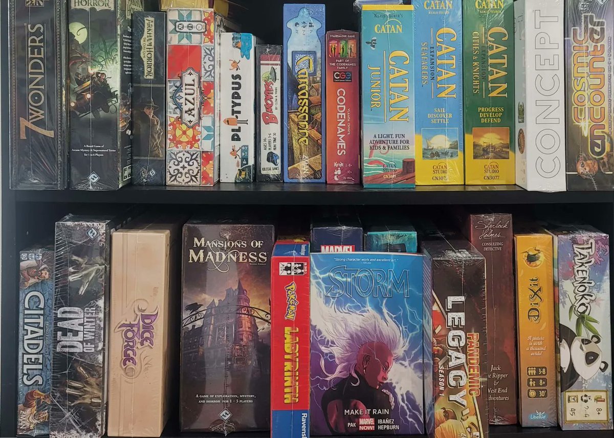 FinalBossComics's tweet photo. Since Storm decided to make it rain today we're postponing our Indie Comic Day event. We'll announce the new date shortly and it's going to be fun!
You can still swing on by and pick up some #boardgames & #comics to entertain yourself this rainy weekend!
#ItGonRain #FinalBoss https://t.co/ug4mfoRTCH