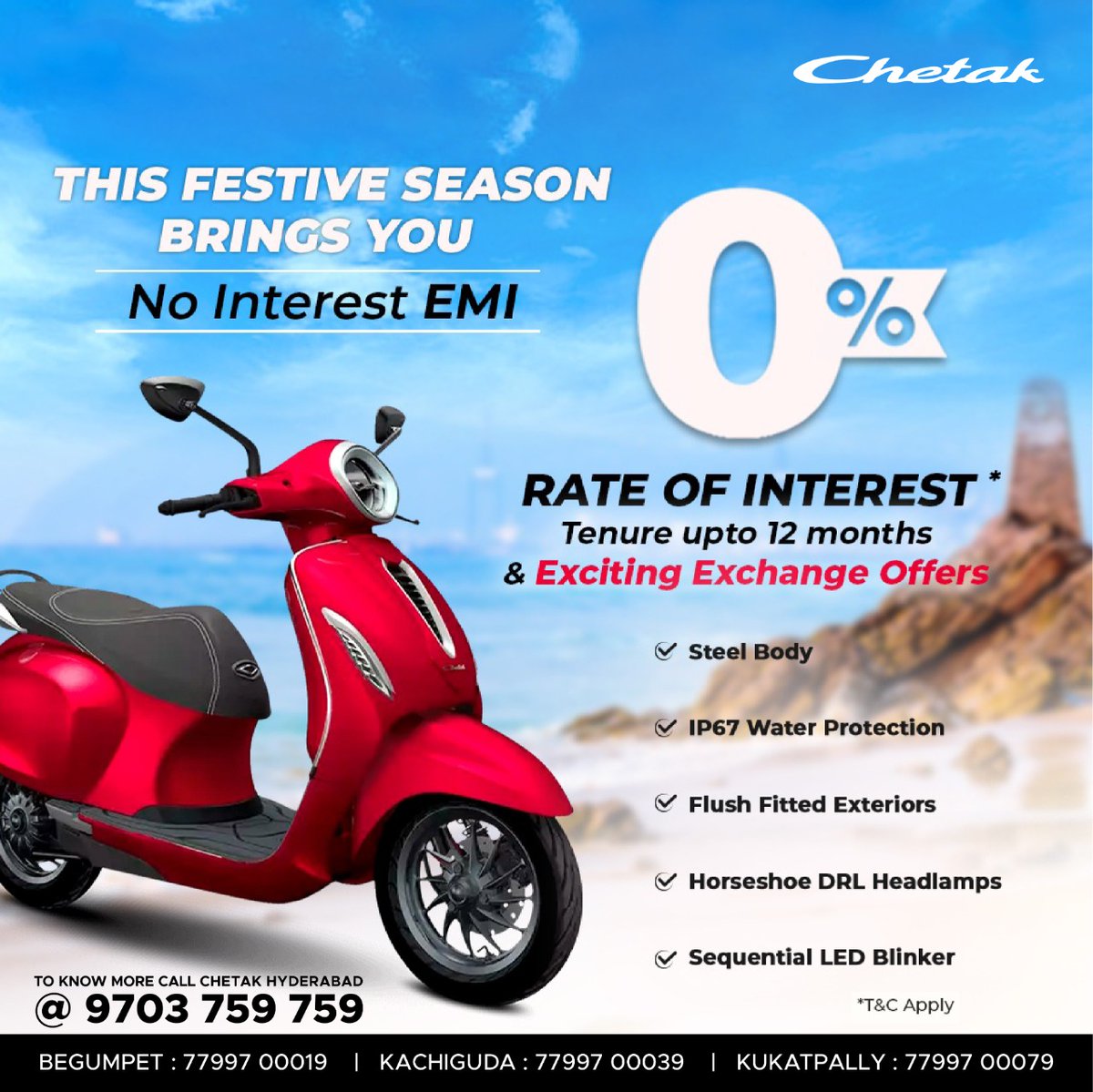 Dear @Bajajauto when you are not offering the zero percent rate of interest. Then why ur campaigning the add. #bajajauto #bajajev #bajajauto #rahulbajaj. @BajajAutoFin #bajajchetak @consumerforum_