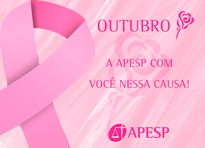 ❤️  Outubro Rosa - A APESP com você nessa causa 

 A prevenção é um ato de amor!
 
#outubrorosa #prevencao