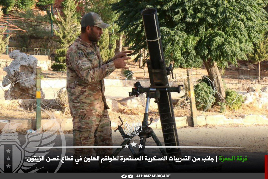 alhamza_brigade's tweet photo. #الجيش_الوطني_السوري
#الفيلق_الثاني_الفرقة_الثانية  
#فرقة_الحمزة_قوات_خاصة 
جانب من التدريبات العسكرية المستمرة لطواقم الهاون في قطاع غصن الزيتون https://t.co/qV0df64iXo
