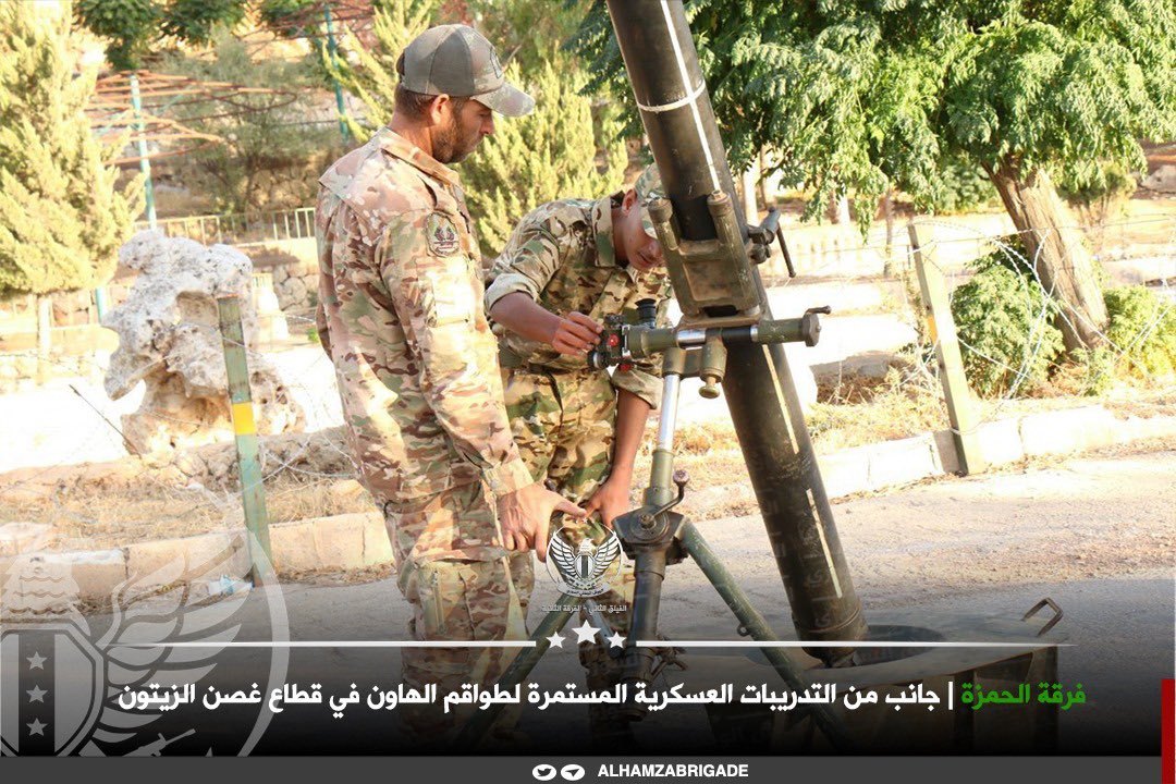 alhamza_brigade's tweet photo. #الجيش_الوطني_السوري
#الفيلق_الثاني_الفرقة_الثانية  
#فرقة_الحمزة_قوات_خاصة 
جانب من التدريبات العسكرية المستمرة لطواقم الهاون في قطاع غصن الزيتون https://t.co/qV0df64iXo