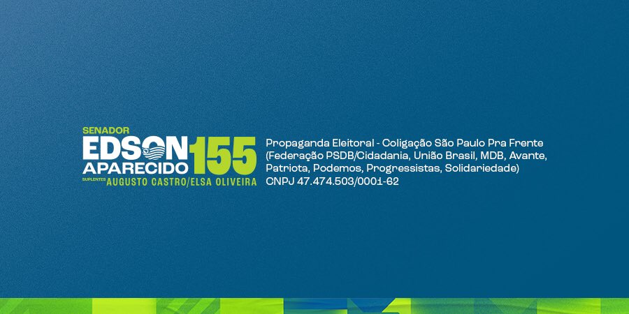 Último dia de caminhada antes das eleições, com muita energia e alegria! Vamos rodar a cidade!! 
Lembre-se: para governador: <a href="/rodrigogarcia_/">Rodrigo Garcia</a> 4️⃣5️⃣✅
Para senador: Edson Aparecido 1️⃣5️⃣5️⃣✅