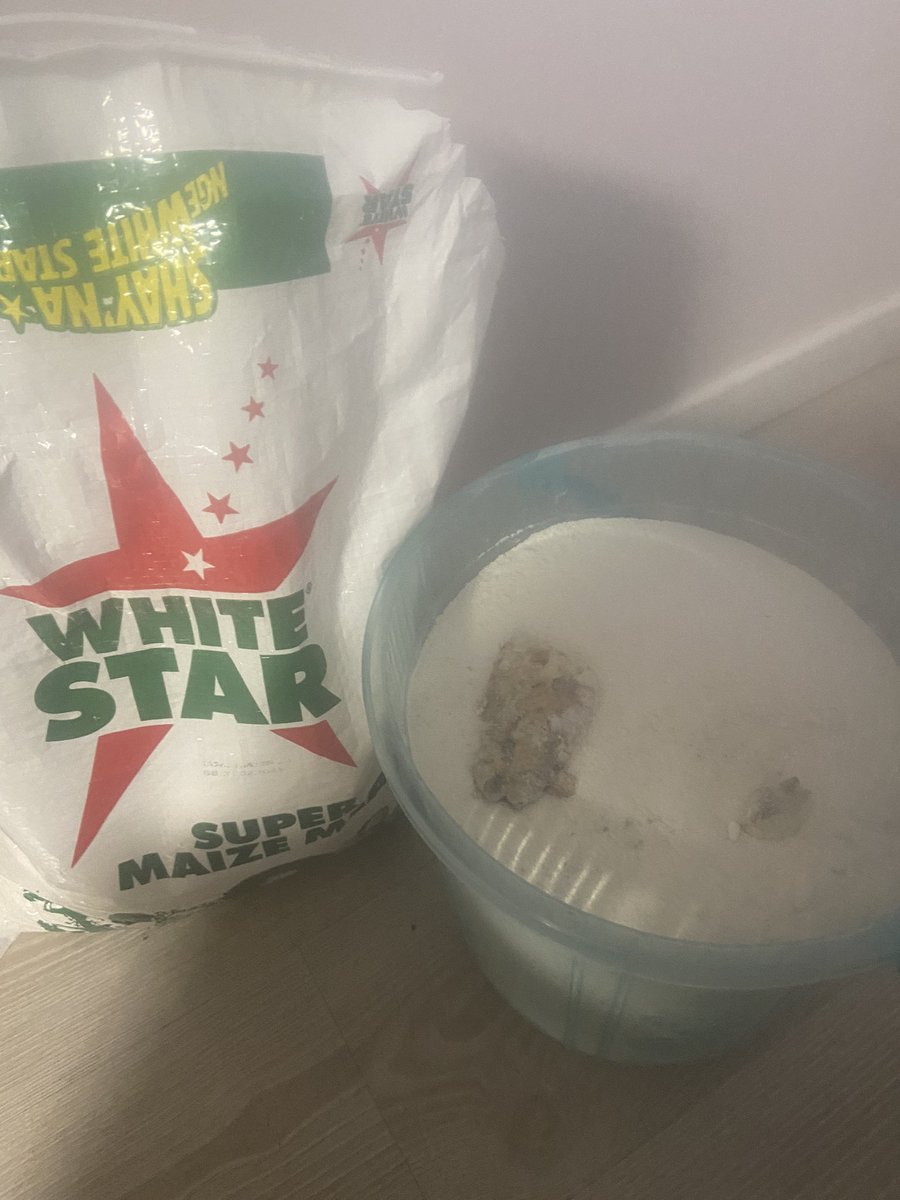 Nobzeee's tweet photo. I found this creepy thing when I opened my @WhiteStarMaize today. After so many years of trusting this brand. I’m so disappointed https://t.co/REUaUfjpkV