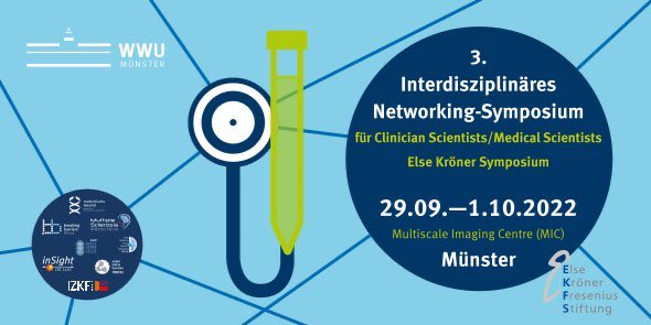 Thanks to all participants for three days of inspiring talks, beautiful posters, great discussions and lots of fun! See you next year in @hannover! 3. Interdiziplinäres Networking Symposium für Clinician Scientists und Medical Scientists @WWU_Muenster @UK_Muenster @EKFStiftung